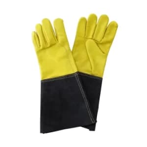 Image of Luxury Leather Gauntlet Gloves