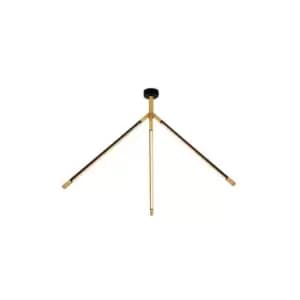 Image of Argedi Ceiling Light LED 3000K 28W Brass-Black