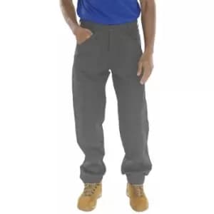 Image of Poly-Cotton Workwear ACTION WORK TROUSERS GREY 38S