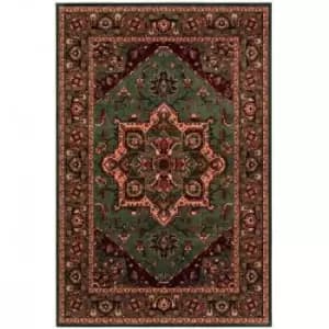 Image of Mastercraft Kashqai 4354/401 Rug - 240x340cm, Wool - Green