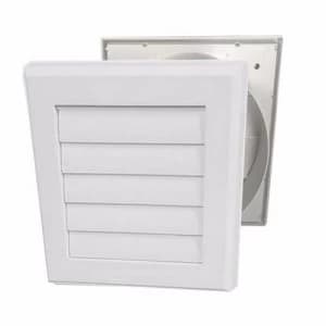Image of Zexum 4 100mm Gravity Shutter Vent Extractor Ventilation Grille - White