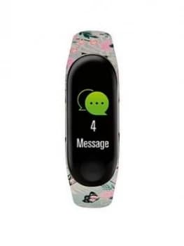 Image of Reflex Active Series 1 Activity Tracker With Colour Touch Screen And Blue Butterfly Print Silicone Strap