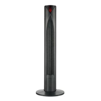 Image of HOMCOM 38" Oscillating Tower Fan Remote Control 3 Speed Modes 12-Hour Timer Ultra Slim Cooling Machine Black - Ф31.5 x H96cm