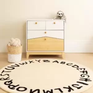 Image of Cody 4 Drawer Chest White/Brown