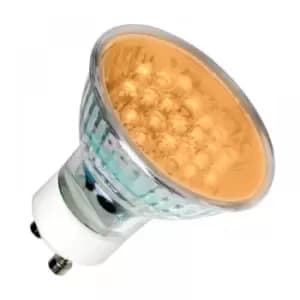 Image of Deltech 1.2W LED GU10 Orange - DL-9021OR
