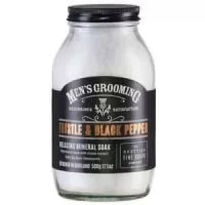 Image of Scottish Fine Soaps Mens Grooming Thistle and Black Pepper Relaxing Mineral Soak 500g
