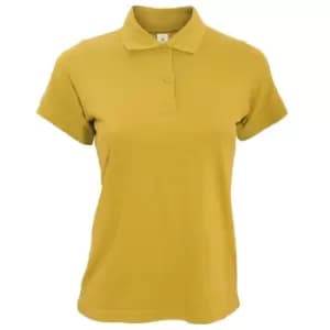 Image of B&C Safran Pure Ladies Short Sleeve Polo Shirt (XS) (Gold)