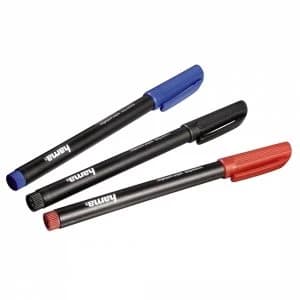 Image of Hama CD/DVD Markers Set of 3 Black/Red/Blue