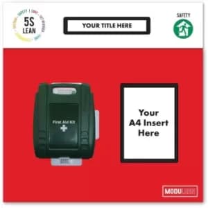 Image of Shadow Board for First Aid Red