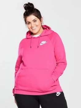 Image of Nike Rally Hoodie Curve Pink Size 18 201X Women