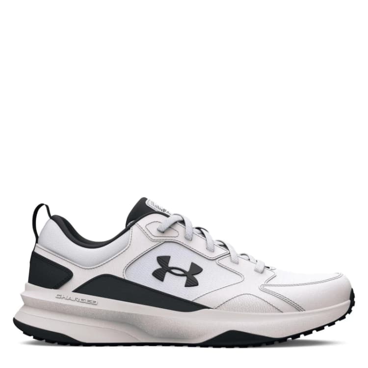 Image of Under Armour Charged Edge Training Shoes Mens White/Black male 10 (45)