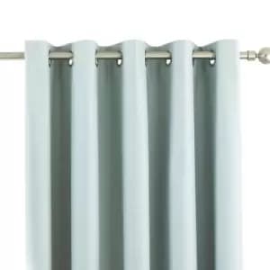 Image of Riva Home Eclipse Blackout Eyelet Curtains (46 x 54" (117 x 137cm)) (Duck Egg)