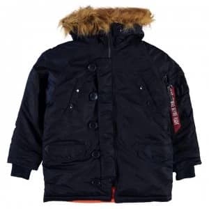 Image of Alpha Industries Parka - Rep Blue