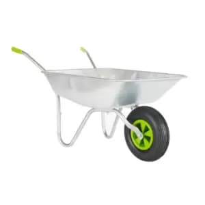 Image of Neo Direct 65l Wheelbarrow With Galvanised Pneumatic Tyre
