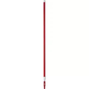 Image of Vikan Telescopic handle, ergonomic, Ø 32 mm, length 1575mm - 2780 mm, pack of 5, red