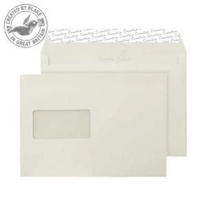 Image of Creative Colour Wallet PS Window Clotted Cream 120gsm C5 162x229
