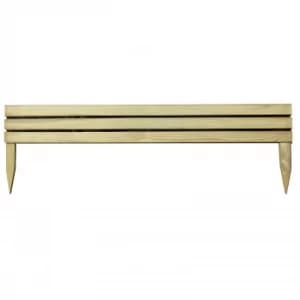 Image of Forest Slatted Edging 120cm 4 Pack