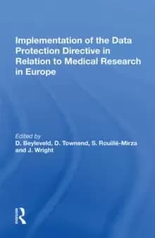 Image of Implementation of the Data Protection Directive in Relation to Medical Research in Europe