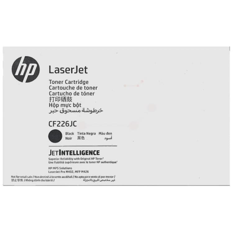 Image of HP CF226JC Toner cartridge Contract. 10.2K pages ISO/IEC 19752 for HP