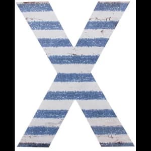 Image of Letter X Wall Plaque
