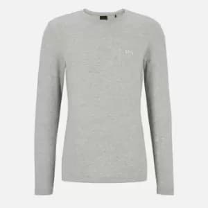 Image of BOSS Green Mens Togn Curved T-Shirt - Open Grey - M