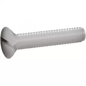Image of Toolcraft Slotted Countersunk Screws DIN 963 Polyamide M3 x 10mm P...