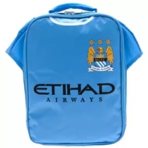 Image of Manchester City FC 2018 Kit Lunch Bag (One Size) (Blue) - Blue