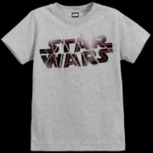 Image of Star Wars The Last Jedi Spray Kid's Grey T-Shirt - 11 - 12 Years - Grey