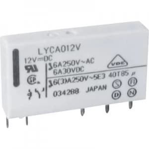 Image of PCB relays 24 Vdc 6 A 1 maker Fujitsu FTR LYAA024V