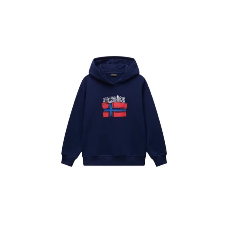 Image of Child hoodie Napapijri Albedo Bleu Unisex 4 ans