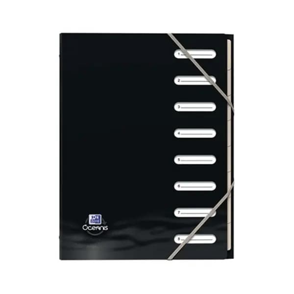Image of Oxford Oxford Oceanis 8-Part Sorting File Black 400177823 400177823