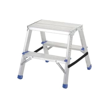 Image of 2-Tread Aluminium Folding Steps - Matlock