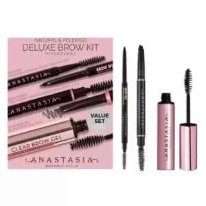 Image of Anastasia Beverly Hills Natural and Polished Deluxe Kit (Various Colours) - Ebony