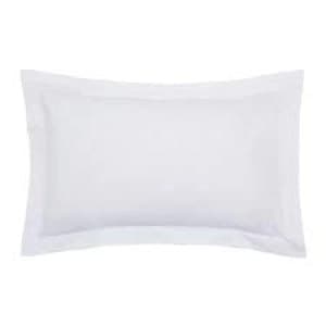 Image of Bedeck of Belfast White Pima Cotton 200 Thread Count 'Nika' Square Oxford Pillow Case