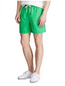 Image of Polo Ralph Lauren Traveller Swim Short - Green, Size XL, Men
