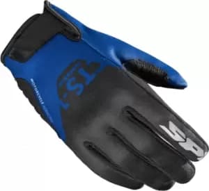 Image of Spidi CTS-1 K3 Motorcycle Gloves, black-blue, Size 2XL, black-blue, Size 2XL