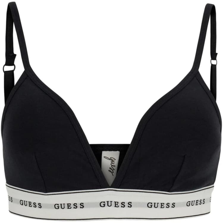 Image of Guess Carrie Bra With Logo Band 14672586 Black