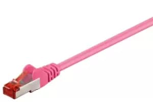 Image of Goobay CAT 6 Patch Cable S/FTP (PiMF), magenta, 15m