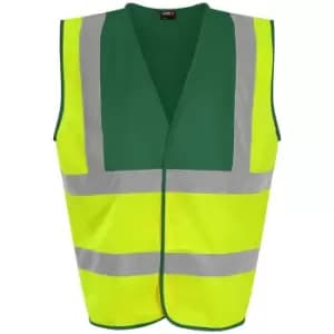 Image of PRO RTX High Visibility Unisex Waistcoat (XL) (Yellow/Paramedic Green)
