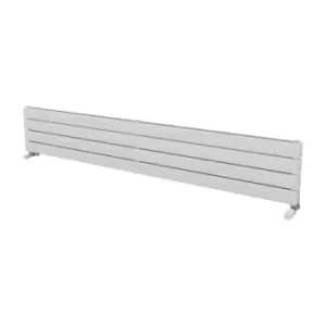Image of Ximax Vertirad Duplex Satin White Horizontal Designer Panel Radiator, (W)1800mm X (H)295mm