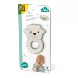 Image of SES Creative Tiny Talents Teether Sam Sheep, Three Months and...