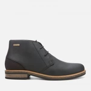 Image of Barbour Mens Readhead Leather Chukka Boots - Black - UK 7