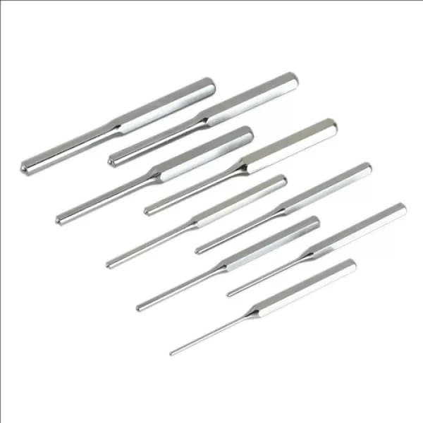 Image of Genuine SEALEY AK9109M Roll Pin Punch Set 9pc 3-12mm Metric
