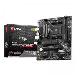 Image of MSI MAG A520M Vector WiFi AMD Socket AM4 Motherboard