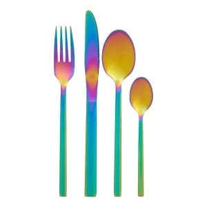 Image of Premier Housewares 16 Piece Aurora Stainless Steel Cutlery Set