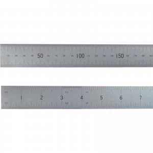 Image of Fisher Satin Chrome Engineers Steel Rule 39" / 1m