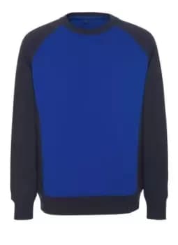 Image of Mascot Workwear 50570 Navy/Royal Blue Polyester, Cotton Unisex's Work Sweatshirt XL