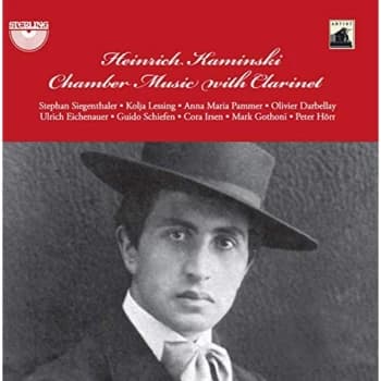 Image of Kolja Lessing - Heinrich Kaminski: Chamber Music With Clarinet CD