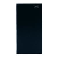 Image of Slim Week To View 2022 Desk Diary - Black