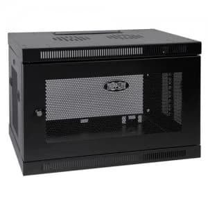 Image of Tripp Lite SmartRack 9U Low-Profile Switch-Depth Wall-Mount Rack Enclosure Cabinet